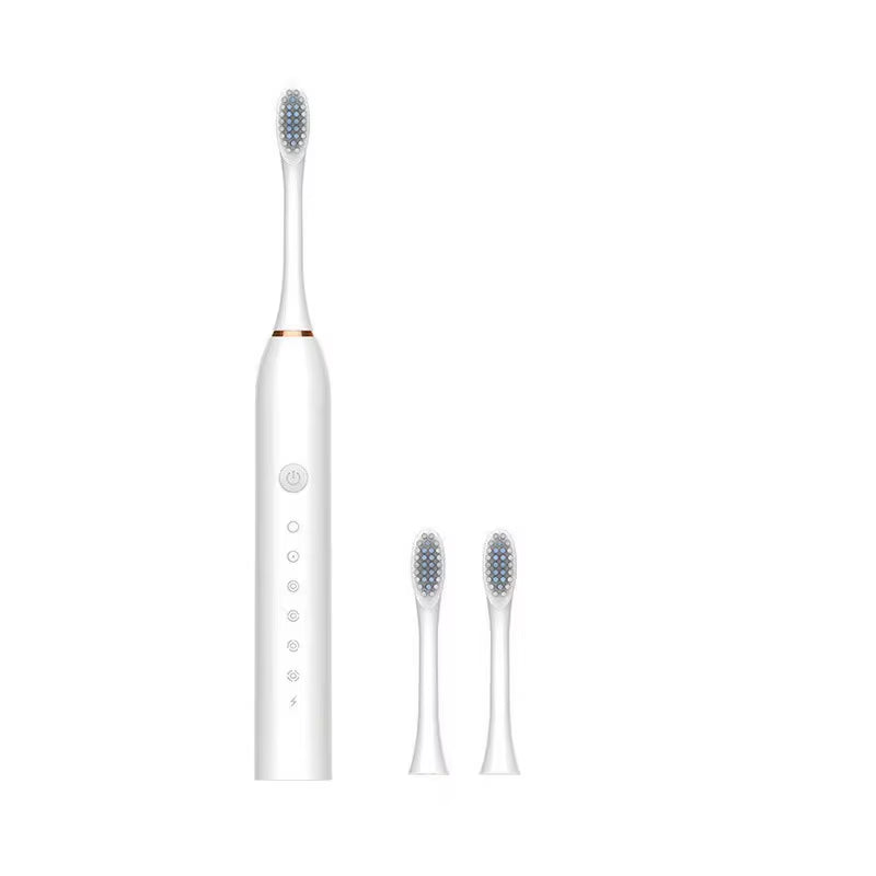 Sonic Electric Toothbrush 3 Brush Heads for Adults IPX7 Waterproof Dupont Brush Head USB Rechargeable High Frequency Cleaning